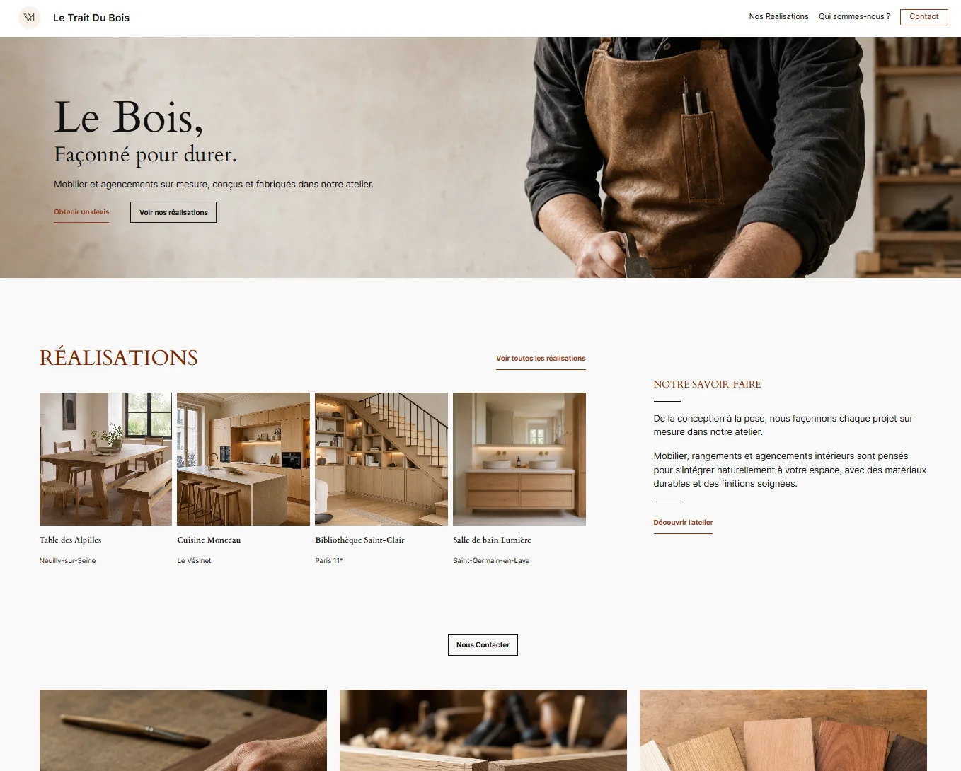 Le Trait Du Bois (fictif)